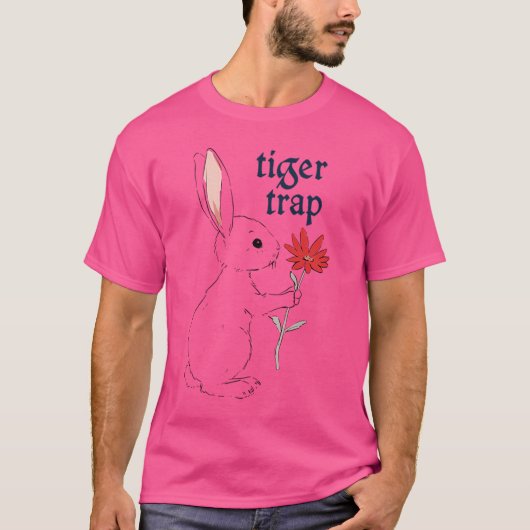 Tiger Trap 1990S Retro Fan Esthetisch T-shirt (Voorkant)