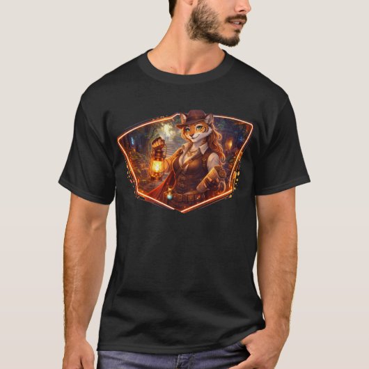 Tiger Treasure Hunter T-shirt (Voorkant)