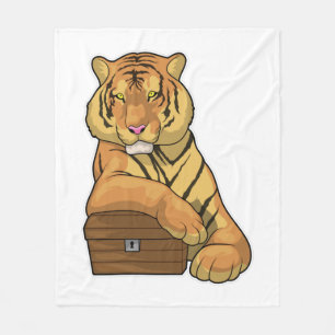 Tiger Treasurerborst Fleece Deken