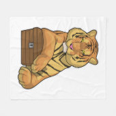 Tiger Treasurerborst Fleece Deken (Voorkant (Horizontaal))