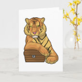 Tiger Treasurerborst Kaart (Gele Bloem)