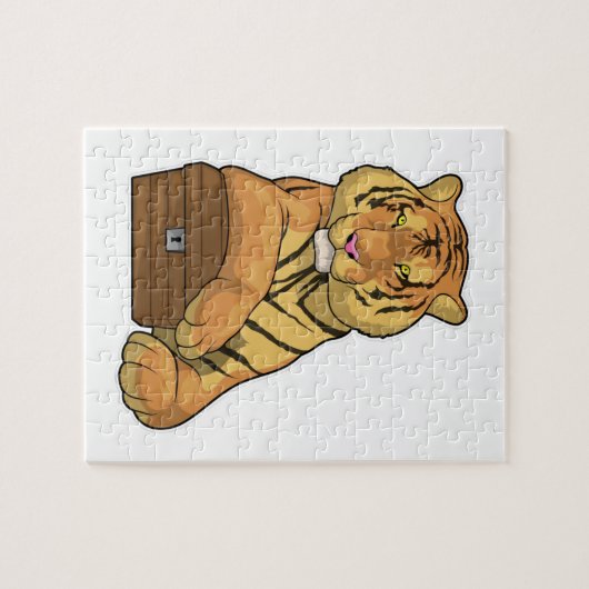 Tiger Treasurerborst Legpuzzel (Horizontaal)