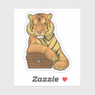 Tiger Treasurerborst Sticker