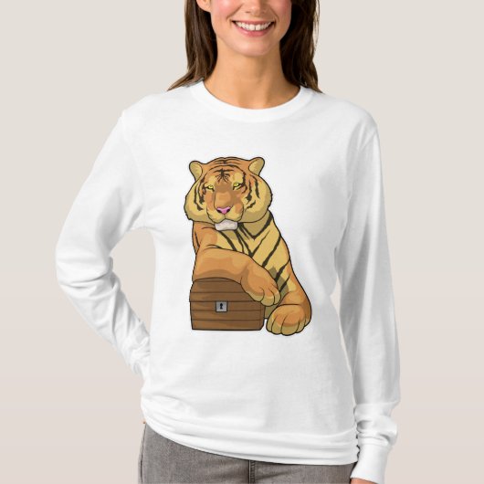 Tiger Treasurerborst T-shirt (Voorkant)