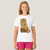 Tiger Treasurerborst T-shirt (Voorkant volledig)