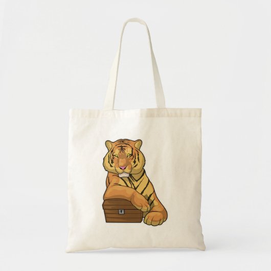 Tiger Treasurerborst Tote Bag (Voorkant)