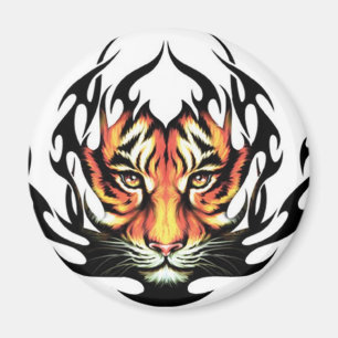 Tiger Tribal Tattoo magnet