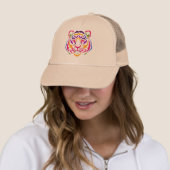 Tiger Trucker Hat Pet (In situ)