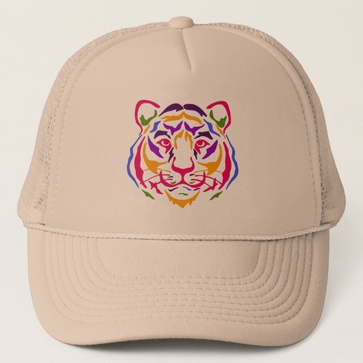 Tiger Trucker Hat Trucker Pet (Voorkant)