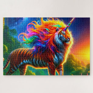 Tiger Unicorn Legpuzzel