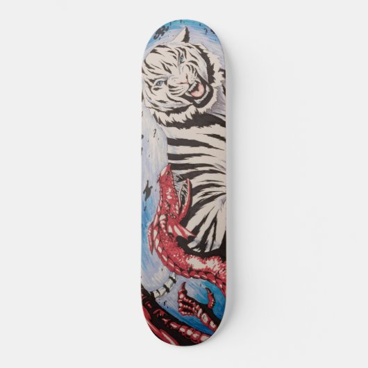 "Tiger v Dragon" door T.S. Tire Skateboard (Voorkant)