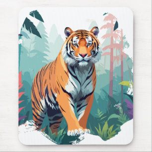 Tiger Vector Art Animal Majestic Natuur Wildlife Muismat