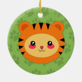 TIGER - versiering Keramisch Ornament (Achterkant)