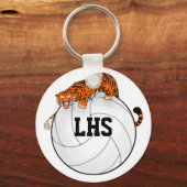 Tiger Volleyball Sleutelhanger (Voorkant)