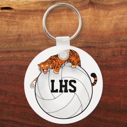 Tiger Volleyball Sleutelhanger (Voorkant)