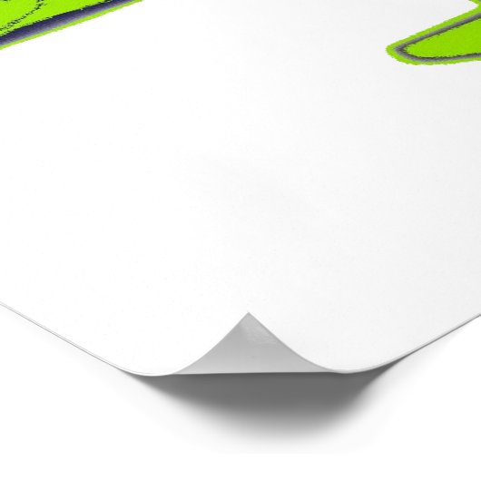 Tiger Walking Pop Art Poster (Hoek)