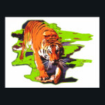 Tiger Walking Pop Art Poster<br><div class="desc">Pop Art Style Digital Tiger Afbeelding Posters Prints - Wild Big Cats Pop Art Afbeeldingen</div>