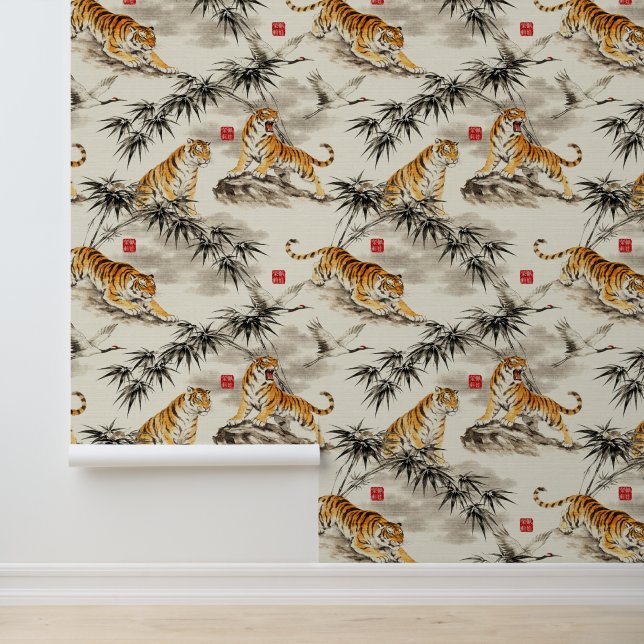Tiger Wallpapert Behang (Applicatie)