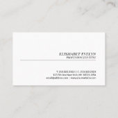 Tiger Waterverf schilderkunst Visitekaartje (Achterkant)