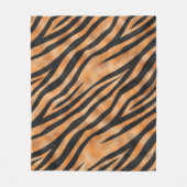 Tiger Wild Animal Pattern Fleece Deken (Voorkant)