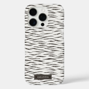 Tiger Wild Animal Skin Pattern iPhone 16 Pro Hoesje