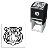 Tiger, Wild Cat Zelfinktende Stempel (In situ)