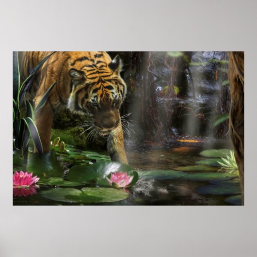 TIGER WILD PEACE POSTER (Voorkant)