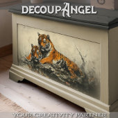 Tiger Wild Spirit - Decoupage - Tissuepapier