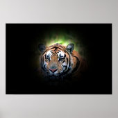 Tiger - Wilde Big Cat Poster (Voorkant)
