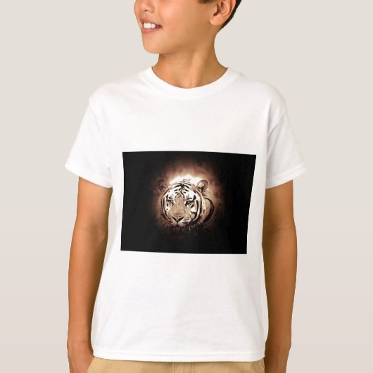 Tiger - Wilde Big Cat T-shirt (Voorkant)