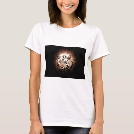 Tiger - Wilde Big Cat T-shirt (Voorkant)