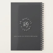 Tiger Wildlife Animal Photography Waterverf Planner (Achterkant)