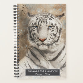 Tiger Wildlife Animal Photography Waterverf Planner