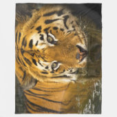 Tiger Wildlife Fleece Blanket Deken (Voorkant)
