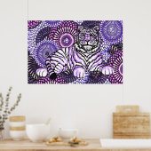 Tiger Wisdom Poster (Keuken)