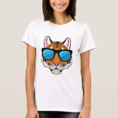 Tiger with Sunglasses T-shirt (Voorkant)