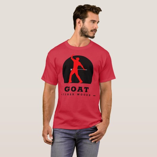 Tiger Woods celebration T-shirt (Voorkant volledig)