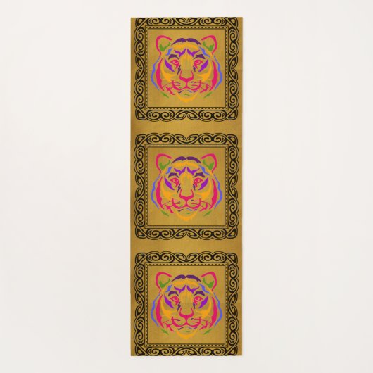 Tiger Yoga Mat (Achterkant)