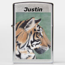 TIGER Zippo Lighter personaliseert Naam