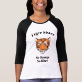 Tiger zister T (OPMERKING: Ringer T fit is zeer kl T-shirt (Voorkant)