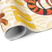 Tiger Zodiac, 2022 Chinees nieuwjaar Cadeaupapier (Rol Hoek)