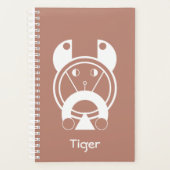 Tiger Zodiac Geometry Style Planner (Voorkant)