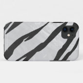 Tiger zwart-wit afdrukken Case-Mate iPhone case (Achterkant (horizontaal))
