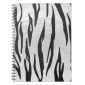 Tiger zwart-wit afdrukken notitieboek (Voorkant)