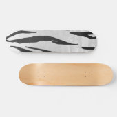 Tiger zwart-wit afdrukken persoonlijk skateboard (Horizontaal)