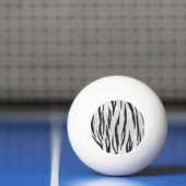 Tiger zwart-wit afdrukken pingpongbal (Net)