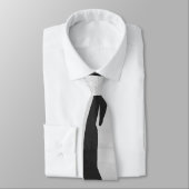 Tiger zwart-wit afdrukken stropdas (Gebonden)