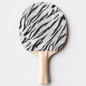 Tiger zwart-wit afdrukken tafeltennisbatje (Achterkant)