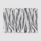 Tiger zwart-wit afdrukken tissuepapier (Voorkant)