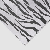 Tiger zwart-wit afdrukken tissuepapier (Detail)